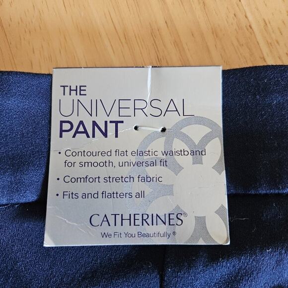 Catherines Universal Pants Stretch  - Navy Blue -sz 22W - NWT - Picture 5 of 9